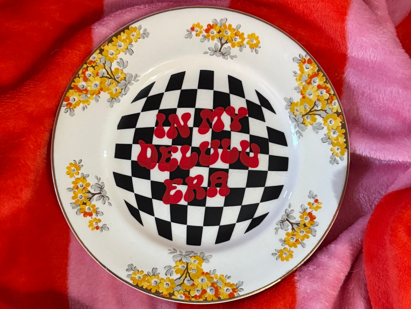 Funny decorative plate
