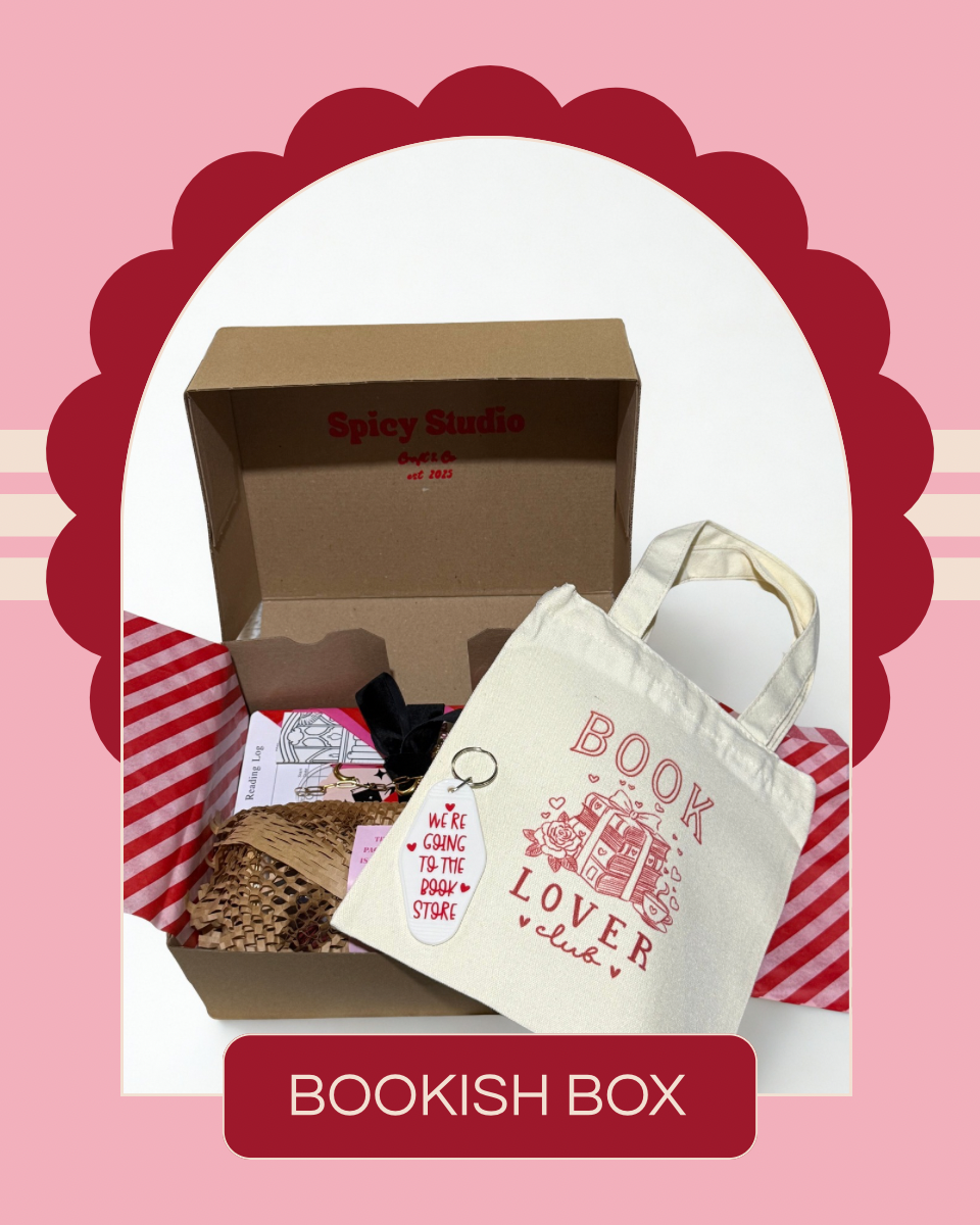 Monthly bookish box -  February Romantasy Edition