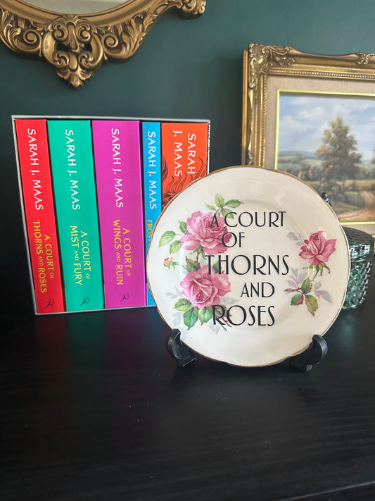 ACOTOR inspired vintage decorative plate