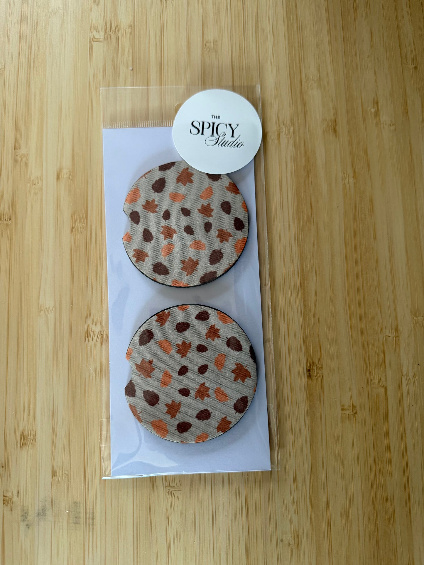 Autumn Leaves Car Coasters