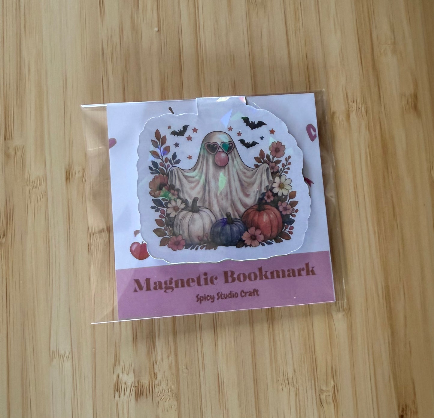 Gum Ghost Magnetic Bookmark