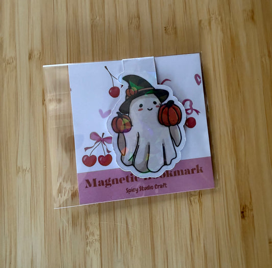 Cute Ghost Magnetic Bookmark