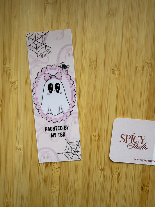 Haunted by my TBR bookmark
