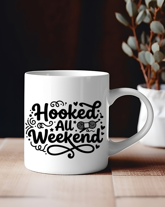 Hooked All Weekend Mug